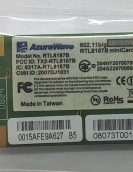PLACA WIRELESS NOTEBOOK REALTEK RTL8187B PLACA WIRELESS NOTEBOOK REALTEK RTL8187B