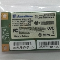 PLACA WIRELESS NOTEBOOK REALTEK RTL8187B