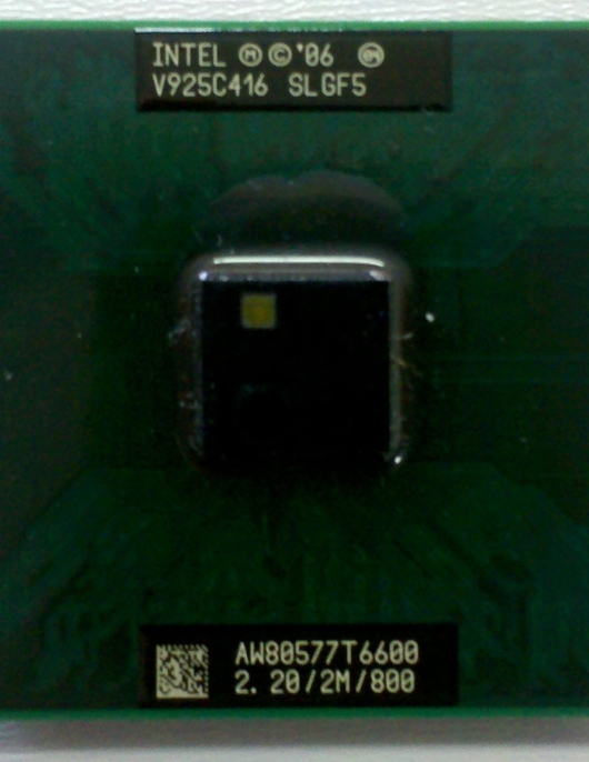 Processor Intel Core™2 Duo T6600 AW80577T6600